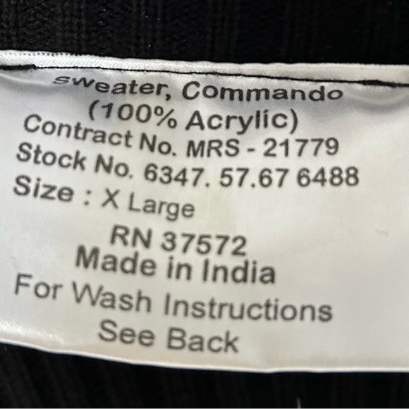 ROTHCO COMMANDO SWEATER - Picture 4 of 5